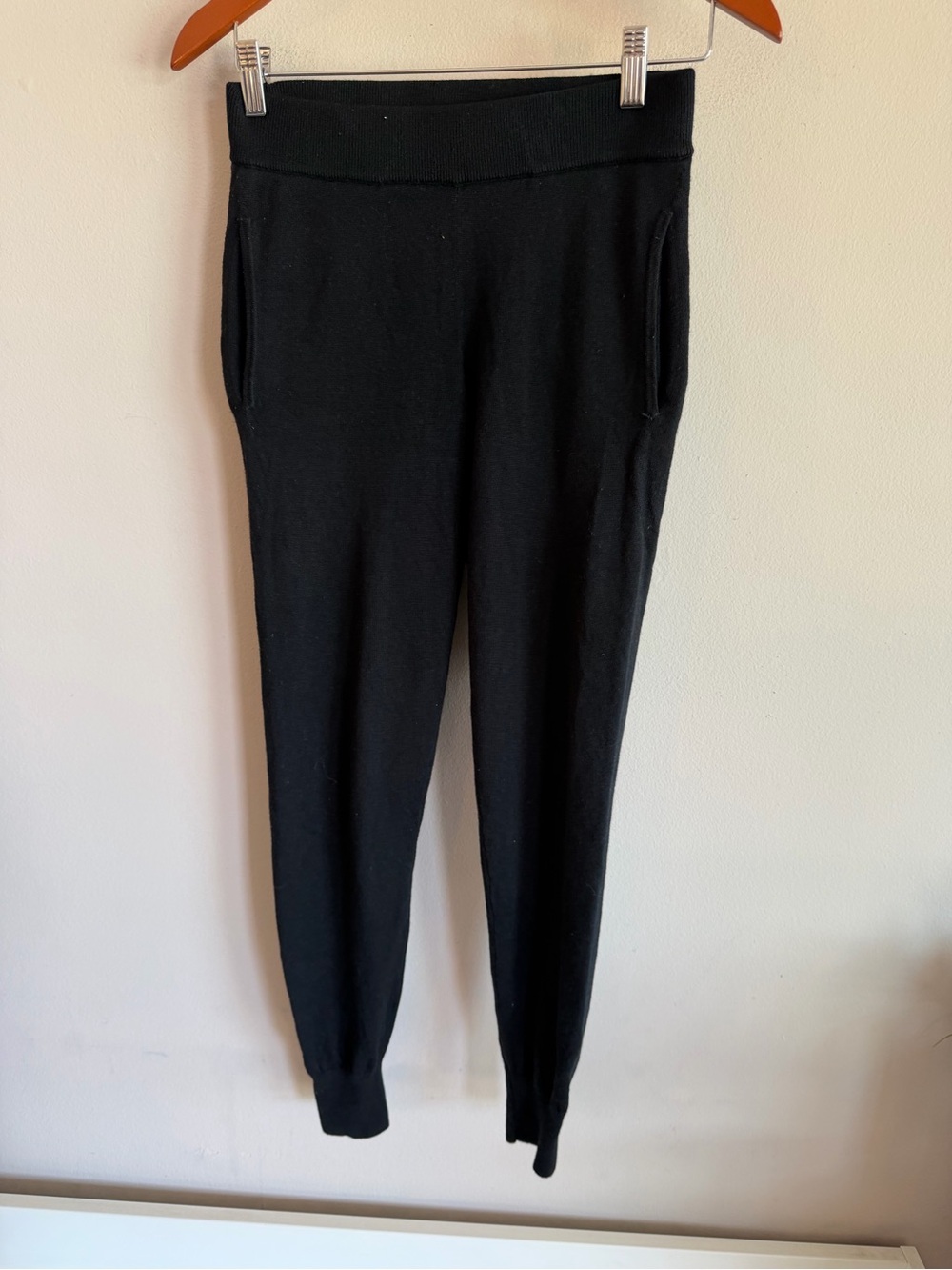 DKNY Black Knit Sweater Top